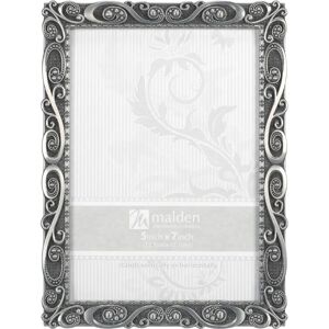 Malden International Designs 5371-57 Morgan Pewter Metal Picture Frame - 5x7 - Silver Malden International Designs 5371-57 Morgan Pewter Metal Picture Frame - 5x7 - Silver