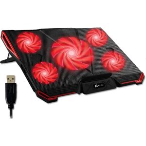 KLIM Cyclone Laptop Cooling Pad - Powerful, Quiet, 5 Fans KLIM Cyclone Laptop Cooling Pad - Powerful, Quiet, 5 Fans