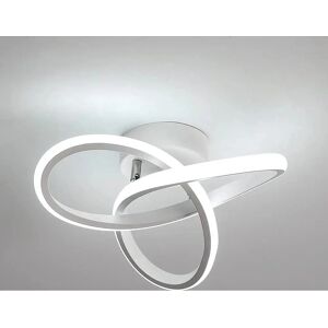 GOECO White Floral LED Ceiling Light - Modern 22W Fixture GOECO White Floral LED Ceiling Light - Modern 22W Fixture