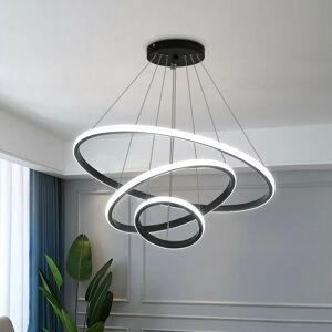 GoeCo Modern Circular LED Pendant Lamp - Adjustable & Dimmable GoeCo Modern Circular LED Pendant Lamp - Adjustable & Dimmable