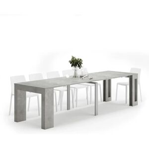 Mobili Fiver Console Extensible Easy - Gris Béton - Publicité Mobili Fiver Console Extensible Easy - Gris Béton - Publicité