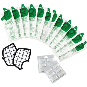 BIERRE STORE - Accessori per aspirapolvere VK 140 / VK 150 - 12 Sacchetti, 12 Profumi, 2 Filtro BIERRE STORE - Accessori per aspirapolvere VK 140 / VK 150 - 12 Sacchetti, 12 Profumi, 2 Filtro