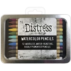 Tim Holtz Distress Watercolour Pencils Kit 1 - Watercolour Pencils Tim Holtz Distress Watercolour Pencils Kit 1 - Watercolour Pencils