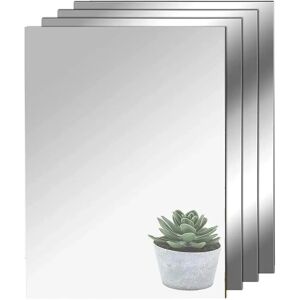 TSKDKIT Self Adhesive Acrylic Mirror Tiles - Bathroom & Bedroom TSKDKIT Self Adhesive Acrylic Mirror Tiles - Bathroom & Bedroom