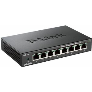 D-Link DES-108 Black Ethernet Switch D-Link DES-108 Black Ethernet Switch