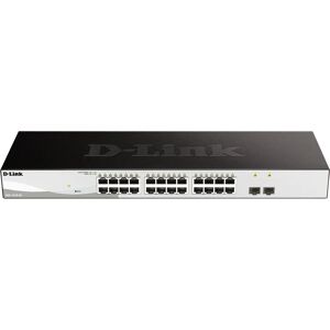 Switch Ethernet Gigabit L2 gestito D-Link DGS-1210-26 - 24 porte, 2 SFP, Nero Switch Ethernet Gigabit L2 gestito D-Link DGS-1210-26 - 24 porte, 2 SFP, Nero