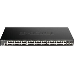Switch Réseau D-Link DGS-1250-52X Géré L3 Gigabit Ethernet - Noir - Publicité Switch Réseau D-Link DGS-1250-52X Géré L3 Gigabit Ethernet - Noir - Publicité