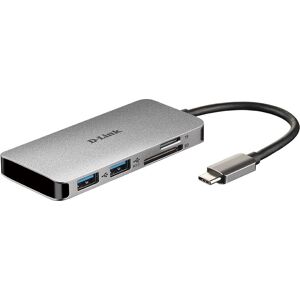 D-Link DUB-M610 Aluminium USB-C Docking Station - Black D-Link DUB-M610 Aluminium USB-C Docking Station - Black