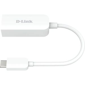 D-Link DUB-E250 White USB-C to 2.5G Ethernet Adapter - Network Card D-Link DUB-E250 White USB-C to 2.5G Ethernet Adapter - Network Card