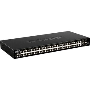 Kezelt Layer 3 switch D-Link DGS-1520-52/E - Rackbeépített fekete Kezelt Layer 3 switch D-Link DGS-1520-52/E - Rackbeépített fekete