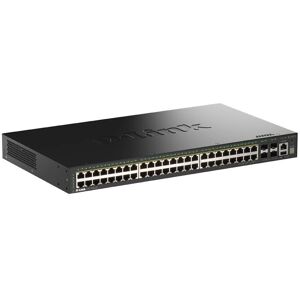 Switch Layer 2 Gigabit Ethernet géré D-Link DGS-1530-52P/E - Noir Switch Layer 2 Gigabit Ethernet géré D-Link DGS-1530-52P/E - Noir
