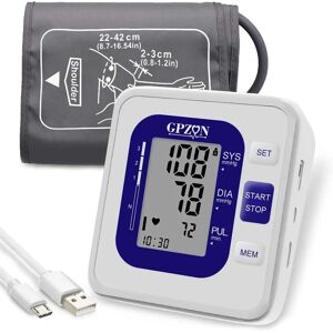 GPZON Digital Blood Pressure Monitor - Large Cuff - Home Use GPZON Digital Blood Pressure Monitor - Large Cuff - Home Use