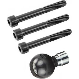 Base de suporte de guidão de motocicleta em alumínio preto RAM Mounts - Kit de montagem Base de suporte de guidão de motocicleta em alumínio preto RAM Mounts - Kit de montagem