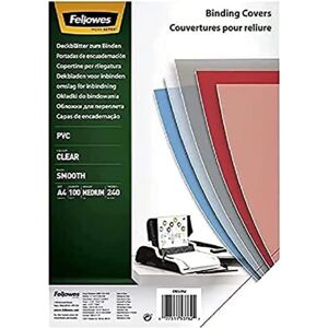 Fellowes 5376201 - Cover in PVC - 240 Micron Fellowes 5376201 - Cover in PVC - 240 Micron