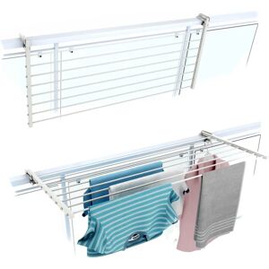 Tendeur de balcon Foxydry Duo 118 cm pliable - Résistant aux intempéries - Publicité Tendeur de balcon Foxydry Duo 118 cm pliable - Résistant aux intempéries - Publicité