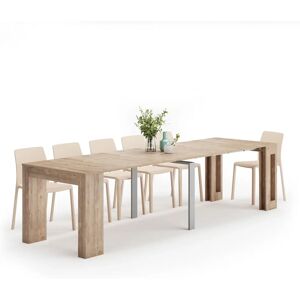 Table Console Extensible Mobili Fiver Easy - Chêne - Publicité Table Console Extensible Mobili Fiver Easy - Chêne - Publicité