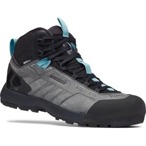 Black Diamond - Mission Leather Mid WP - Womens Approach Shoes - Grey Black Diamond - Mission Leather Mid WP - Womens Approach Shoes - Grey