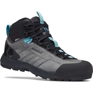 Black Diamond Mens Mission Leather Mid WP Approach Shoes - Grey Black Diamond Mens Mission Leather Mid WP Approach Shoes - Grey
