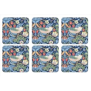 Pimpernel Portmeirion Home & Gifts Strawberry Thief blaue Untersetzer-Set - 6-tlg. Pimpernel Portmeirion Home & Gifts Strawberry Thief blaue Untersetzer-Set - 6-tlg.