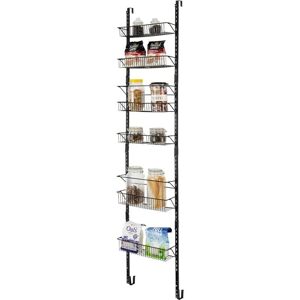 Organizador de Especiero de Pared COSTWAY - Ajustable en 6 Niveles para Cocina Organizador de Especiero de Pared COSTWAY - Ajustable en 6 Niveles para Cocina