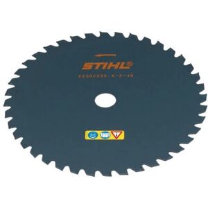 Stihl 40017133806 - Lame de coupe pour herbe - 40 dents - 250mm Ø - Publicité Stihl 40017133806 - Lame de coupe pour herbe - 40 dents - 250mm Ø - Publicité