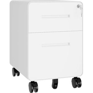 BISLEY EasyRoll Rollcontainer 2 Schubladen – Büroaufbewahrung Weiß BISLEY EasyRoll Rollcontainer 2 Schubladen – Büroaufbewahrung Weiß