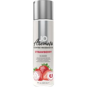 Huile de Massage Fraise System JO - Végane, Hydratante, 120ml - Publicité Huile de Massage Fraise System JO - Végane, Hydratante, 120ml - Publicité