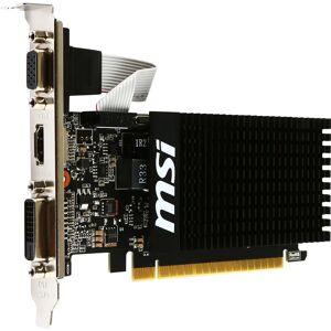 MSI GeForce GT 710 2GB GDDR3 Grafische Kaart - Laag Profiel MSI GeForce GT 710 2GB GDDR3 Grafische Kaart - Laag Profiel