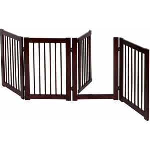 Costway - Barrera Puerta Seguridad Rejilla - Madera - Puerta para Mascotas Costway - Barrera Puerta Seguridad Rejilla - Madera - Puerta para Mascotas