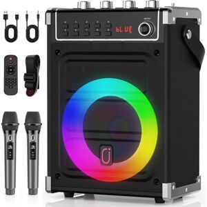 JYX Karaoke Machine - Wireless Microphones, Bluetooth Speaker JYX Karaoke Machine - Wireless Microphones, Bluetooth Speaker