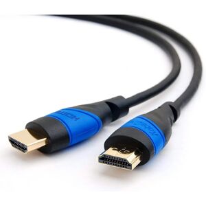KabelDirekt 799422537965 HDMI kabel - 2m, Standard, Černá/Modrá KabelDirekt 799422537965 HDMI kabel - 2m, Standard, Černá/Modrá