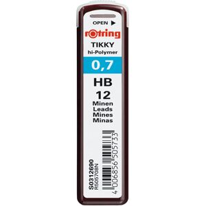 rOtring - Tikky - 0,7mm - HB - 120 mines - Recharges de mines pour crayon - Publicité rOtring - Tikky - 0,7mm - HB - 120 mines - Recharges de mines pour crayon - Publicité