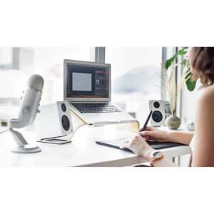 Kanto S2 Desktop Speaker Stand - White Kanto S2 Desktop Speaker Stand - White