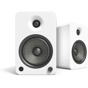 Kanto YU6 Powered Bookshelf Speakers - Matte White - Bookshelf Speakers Kanto YU6 Powered Bookshelf Speakers - Matte White - Bookshelf Speakers