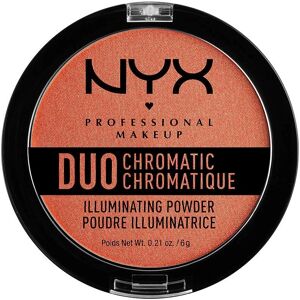 NYX Duo Chromatic Illuminating Powder Highlighter - Synthetica - Jasnobrązowy - Highlighter NYX Duo Chromatic Illuminating Powder Highlighter - Synthetica - Jasnobrązowy - Highlighter
