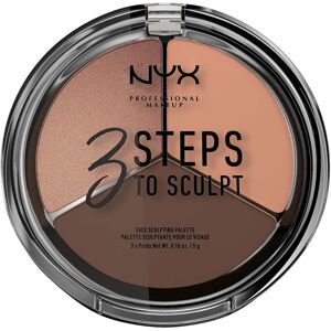 NYX Deep Face Palette - 3 Steps to Sculpt NYX Deep Face Palette - 3 Steps to Sculpt