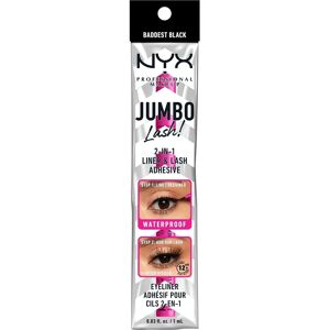 NYX Professional Makeup Jumbo 2-i-1 Eyeliner og Lim for Øyevipper - Svart NYX Professional Makeup Jumbo 2-i-1 Eyeliner og Lim for Øyevipper - Svart