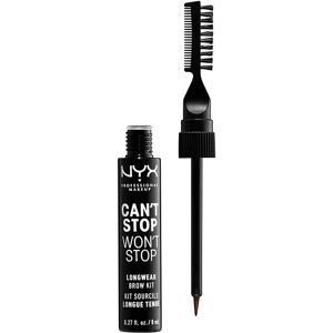 NYX PROFESSIONAL MAKEUP Can't Stop Won't Stop Longwear Brow Kit - Espresso NYX PROFESSIONAL MAKEUP Can't Stop Won't Stop Longwear Brow Kit - Espresso