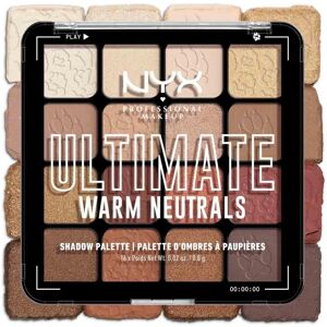 NYX Professional Makeup Ultimate Shadow Palette - Warm Neutrals 16 Shades NYX Professional Makeup Ultimate Shadow Palette - Warm Neutrals 16 Shades