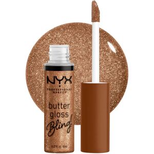 NYX Professional Makeup Butter Gloss Bling Lip Gloss - Pay Me In Gold - Lip Gloss NYX Professional Makeup Butter Gloss Bling Lip Gloss - Pay Me In Gold - Lip Gloss