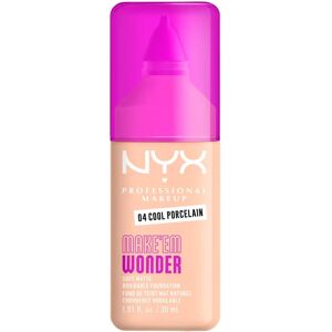 Nyx Make 'Em Wonder Foundation - Cool Porcelain - Buildable, Vegan, 24h Nyx Make 'Em Wonder Foundation - Cool Porcelain - Buildable, Vegan, 24h