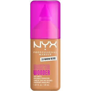 NYX Professional Makeup Make ‘Em Wonder Light Matissime Foundation shade 19 Warm Beige - Podkład NYX Professional Makeup Make ‘Em Wonder Light Matissime Foundation shade 19 Warm Beige - Podkład