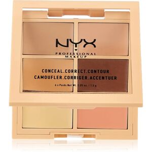 NYX Professional Makeup Conceal. Correct. Contour Palette - Light - Contouring Palette NYX Professional Makeup Conceal. Correct. Contour Palette - Light - Contouring Palette