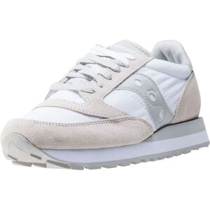 Baskets blanches Saucony Jazz - Course & loisirs - Publicité Baskets blanches Saucony Jazz - Course & loisirs - Publicité