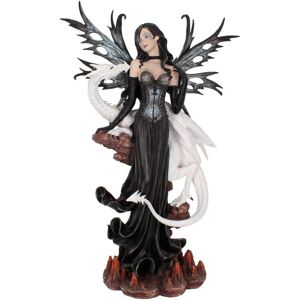 Nemesis Now Isabelle 57cm Dark Fairy and White Dragon Figurine - Figurine Nemesis Now Isabelle 57cm Dark Fairy and White Dragon Figurine - Figurine