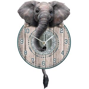 Nemesis Now Trunkin' Tickin' - Animal Wall Clock with Swinging Tail Nemesis Now Trunkin' Tickin' - Animal Wall Clock with Swinging Tail