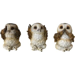 Nemesis Now Three Wise Brown Owls - Decor Figurine Nemesis Now Three Wise Brown Owls - Decor Figurine