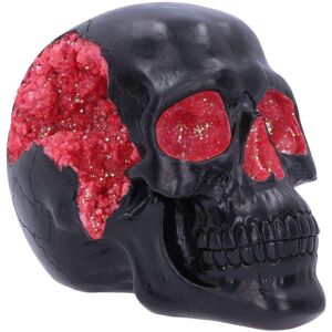 Nemesis Now Geode Skull Black Red Gothic Glitter Skull Figurine - Skull Nemesis Now Geode Skull Black Red Gothic Glitter Skull Figurine - Skull