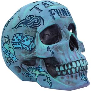 Nemesis Now Blue Tattoo Skull Money Box - Money Box Nemesis Now Blue Tattoo Skull Money Box - Money Box