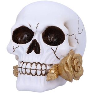 Nemesis Now Skull Gothic Floral Fate Golden Rose Statue - Statue Nemesis Now Skull Gothic Floral Fate Golden Rose Statue - Statue